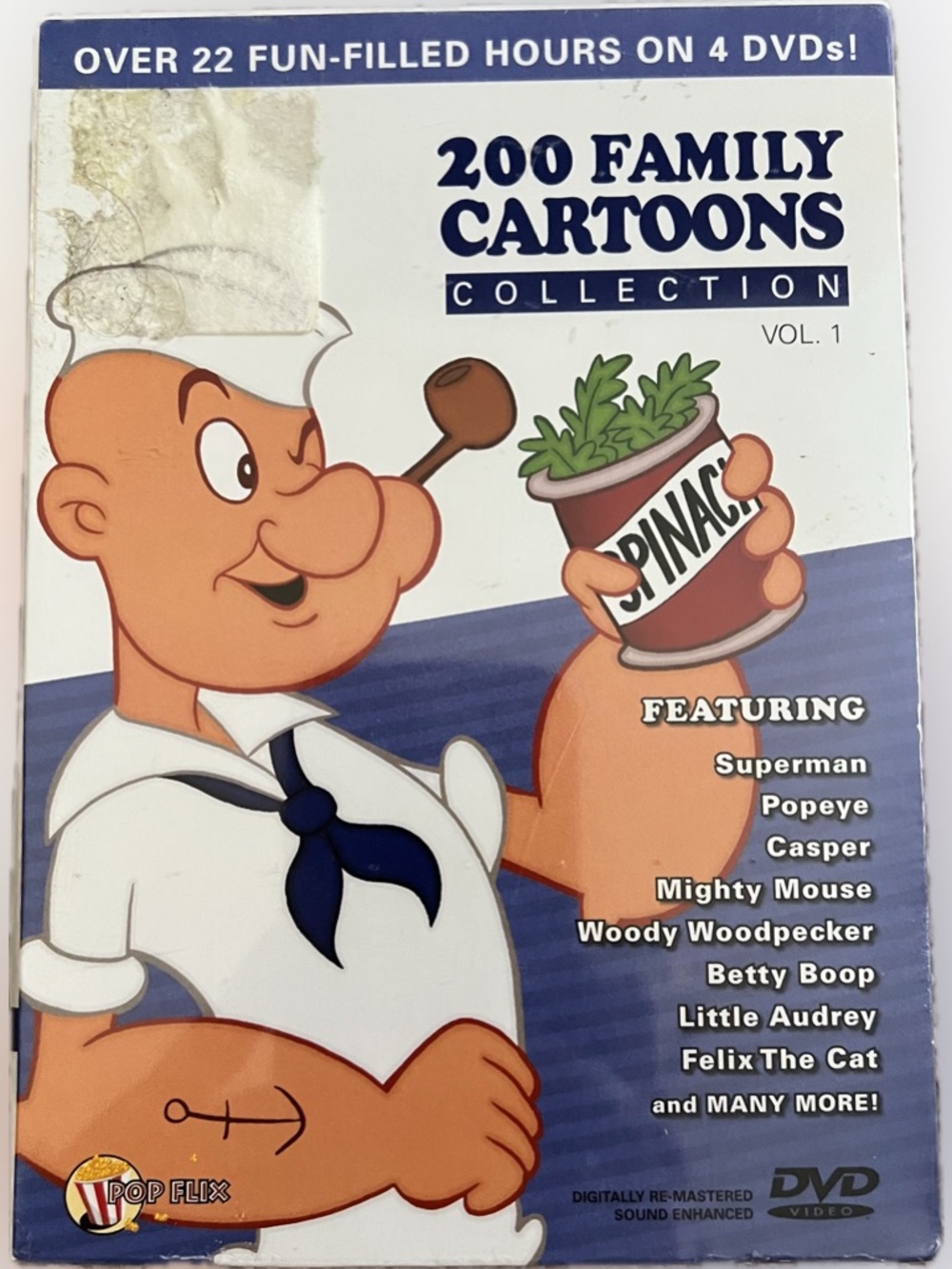🔴New 200 Family Cartoons Collection Vol. 1 and 2 DVD Set Comedy Entertainment